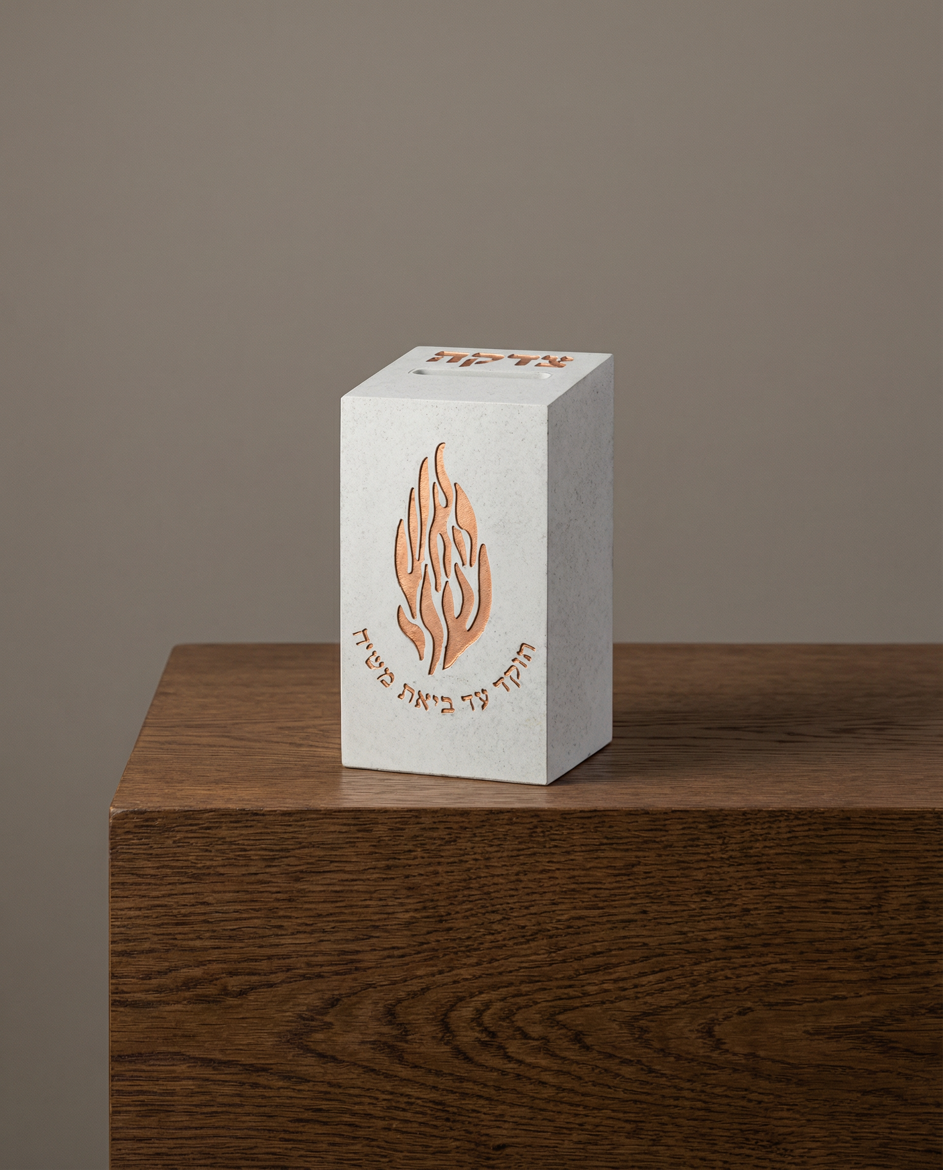 קופת צדקה ״האש שלי״ 13 ס״מ 100₪