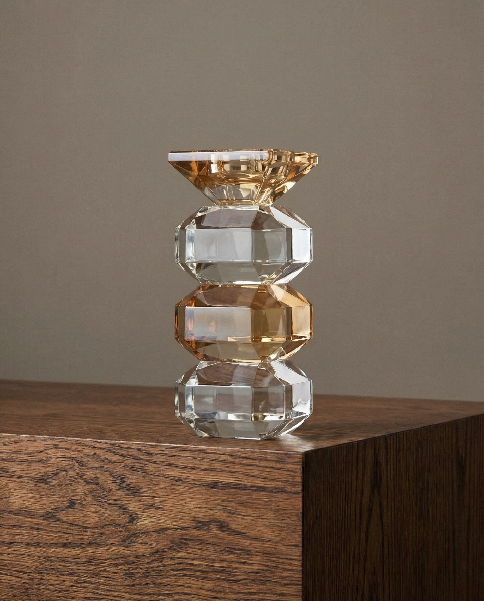 פמוטים קריסטל 14.5 ס"מ 240₪